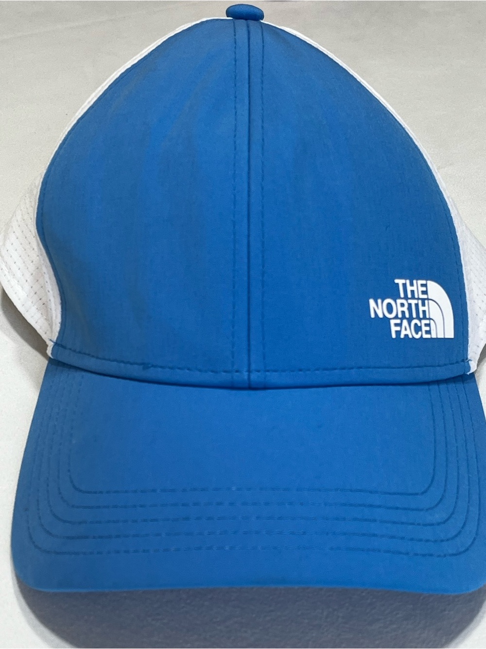 The North Face Blue White‎ Mesh Snapback Trucker Hat One Size Unisex